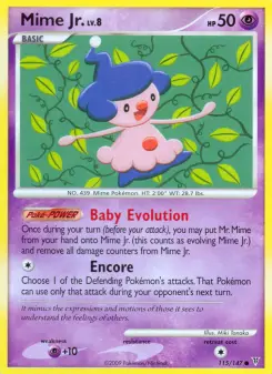 Pokémon-Karte Mime Jr. 115/147