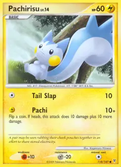 Pokémon-Karte Pachirisu 118/147