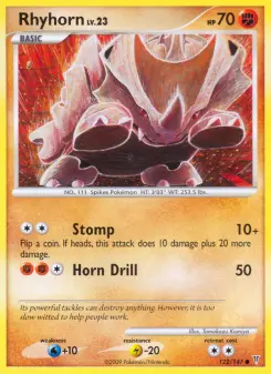 Pokémon-Karte Rhyhorn 122/147