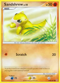 Pokémon-Karte Sandshrew 124/147