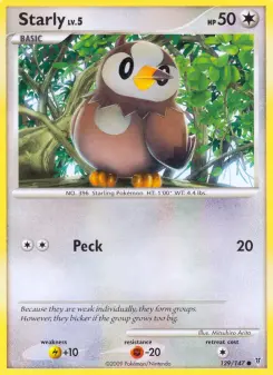 Pokémon-Karte Starly 129/147