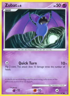 Pokémon-Karte Zubat 133/147