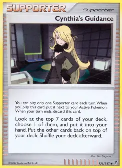 Pokémon-Karte Cynthia's Guidance 136/147