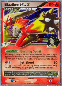 Pokémon-Karte Blaziken FB 142/147