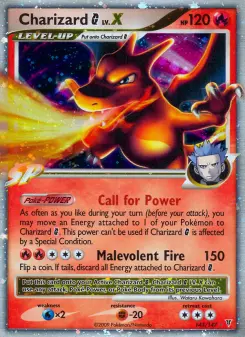 Pokémon-Karte Charizard G 143/147