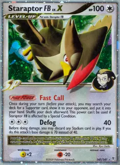 Pokémon-Karte Staraptor FB 147/147