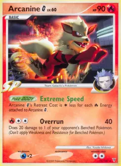 Pokémon-Karte Arcanine G 015/147
