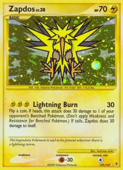 Pokémon-Karte Zapdos 150/147