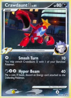 Pokémon-Karte Crawdaunt G 023/147