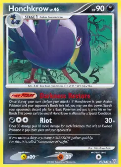 Pokémon-Karte Honchkrow 029/147
