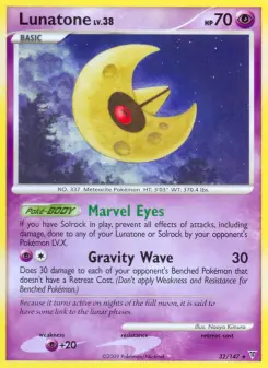 Pokémon-Karte Lunatone 032/147