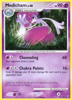 Pokémon-Karte Medicham 034/147