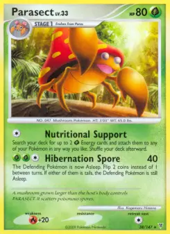 Pokémon-Karte Parasect 038/147
