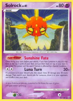 Pokémon-Karte Solrock 045/147