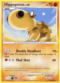 Pokémon-Karte Hippopotas 061/147
