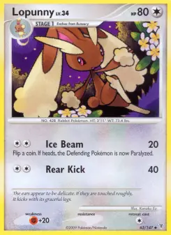 Pokémon-Karte Lopunny 063/147