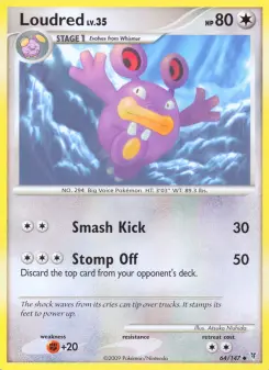 Pokémon-Karte Loudred 064/147