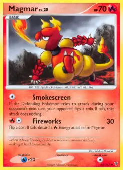 Pokémon-Karte Magmar 065/147