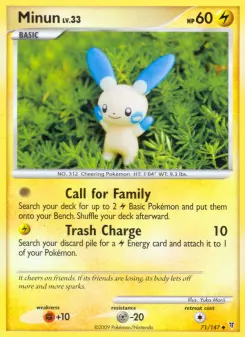 Pokémon-Karte Minun 071/147
