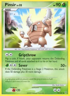 Pokémon-Karte Pinsir 075/147