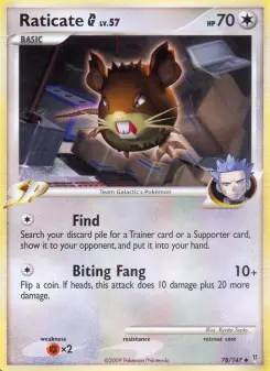 Pokémon-Karte Raticate G 078/147