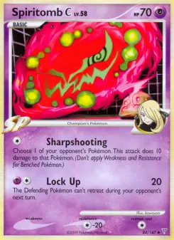 Pokémon-Karte Spiritomb C 084/147