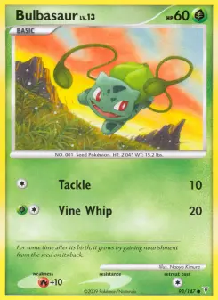 Pokémon-Karte Bulbasaur 093/147