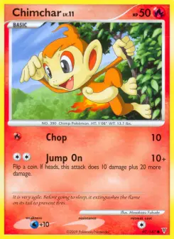 Pokémon-Karte Chimchar 097/147