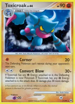 Pokémon-Karte Toxicroak 011/099