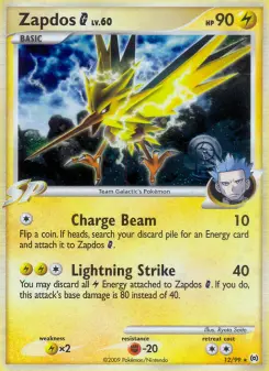Pokémon-Karte Zapdos 012/099