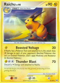 Pokémon-Karte Raichu 027/099