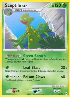 Pokémon-Karte Sceptile 030/099