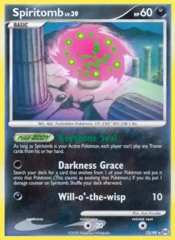 Pokémon-Karte Spiritomb 032/099