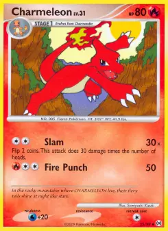 Pokémon-Karte Charmeleon 035/099