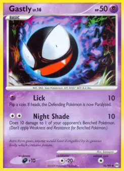Pokémon-Karte Gastly 036/099