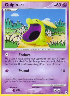 Pokémon-Karte Gulpin 040/099