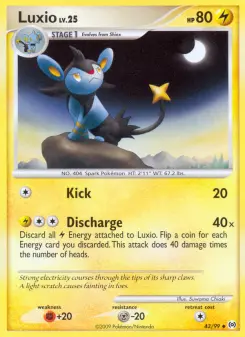 Pokémon-Karte Luxio 043/099