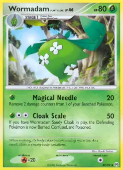 Pokémon-Karte Wormadam Plant Cloak 049/099