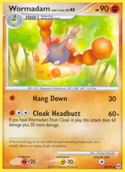 Pokémon-Karte Wormadam Sandy Cloak 050/099