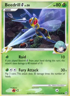 Pokémon-Karte Beedrill 053/099