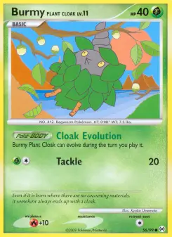 Pokémon-Karte Burmy Plant Cloak 056/099