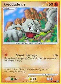 Pokémon-Karte Geodude 065/099