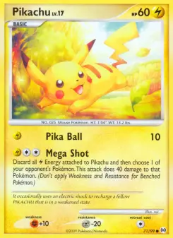 Pokémon-Karte Pikachu 071/099