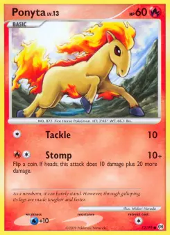 Pokémon-Karte Ponyta 072/099