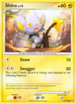 Pokémon-Karte Shinx 074/099