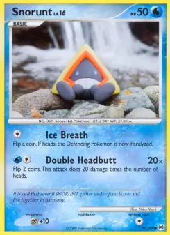 Pokémon-Karte Snorunt 075/099