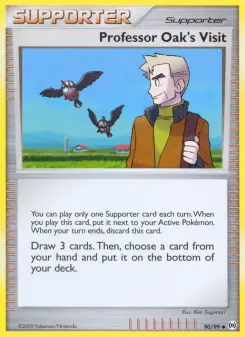 Pokémon-Karte Professor Oak's Visit 090/099