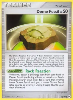 Pokémon-Karte Dome Fossil 092/099