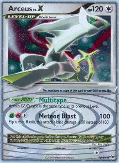 Pokémon-Karte Arceus LV. X 095/099