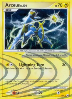 Pokémon-Karte Arceus AR6